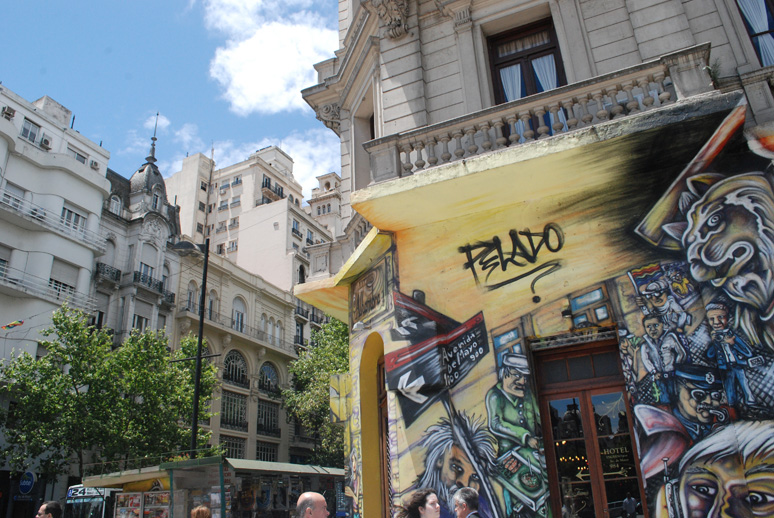 Street art in Buenos Aires.