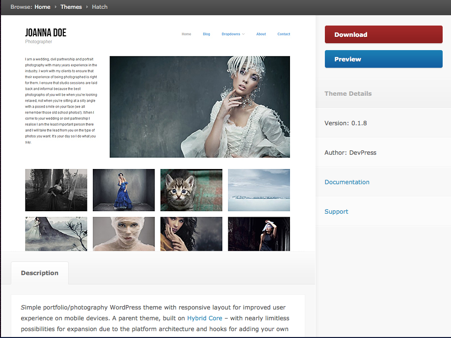 Free theme for WordPress.